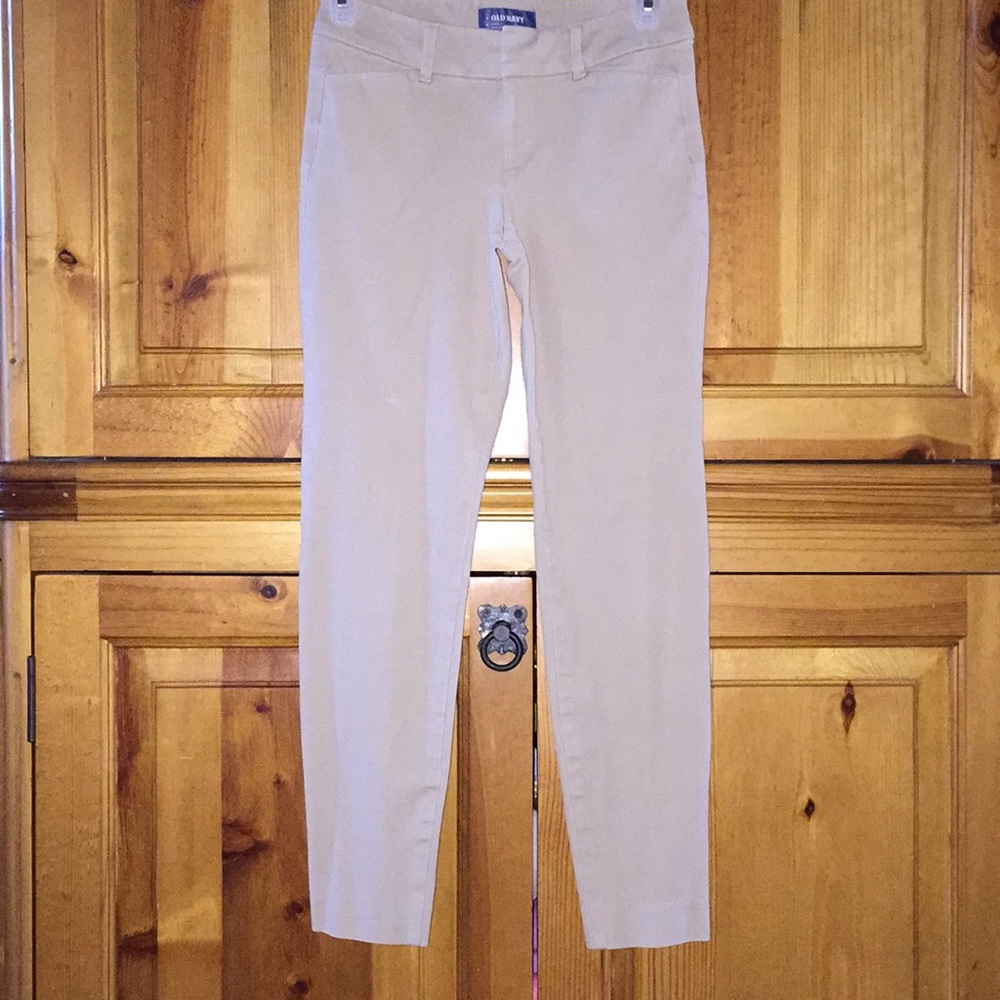 Old Navy Pixie Mid-rise khaki pants